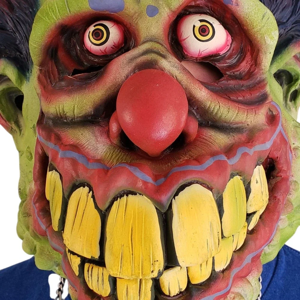 Blobbo Creepy‎ Clown Mask Halloween Horror Prop Costume Party Scary Latex Mask